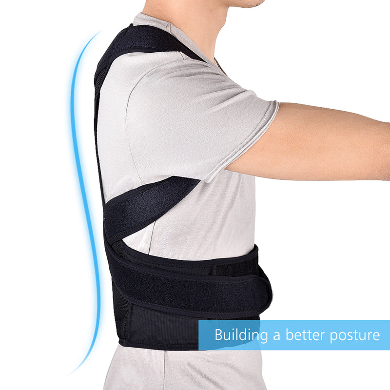 Adjustable Posture Corrector Back Support Shoulder Strong Brace Corset Back Belt