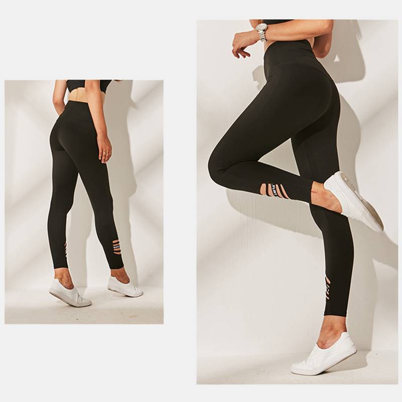 Women's High Waist Running Sports Leggings - CTHOPER