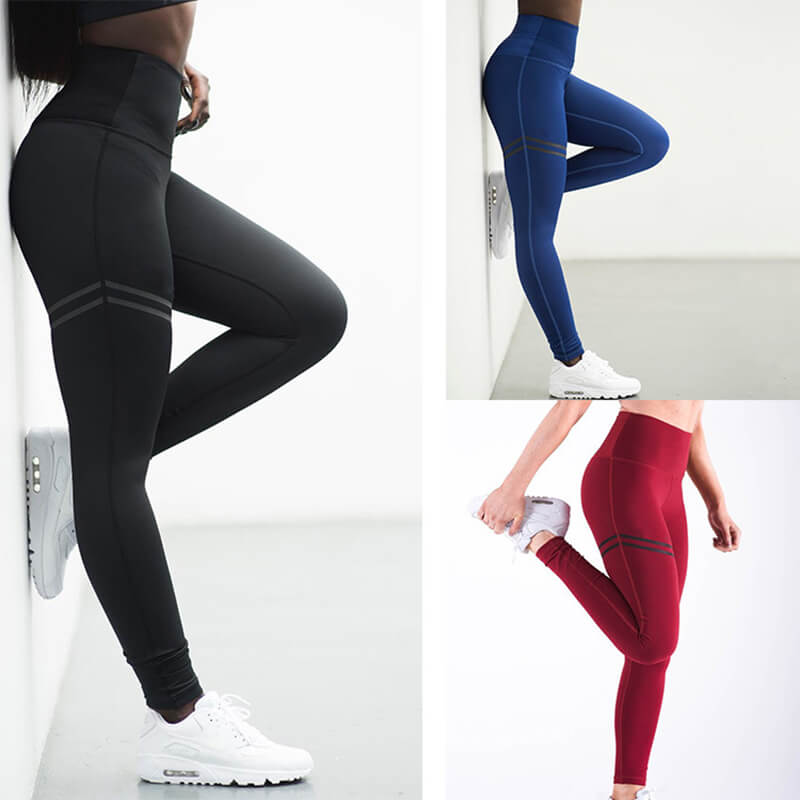 Women's High Waist Running Leggings - CTHOPER